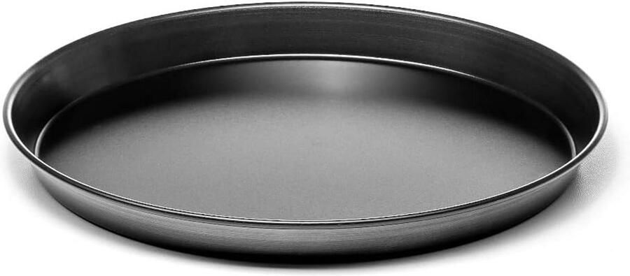 Ronde Pizzaplaat Ø 26 cm Metalen Bakplaat voor Oven en Serveren