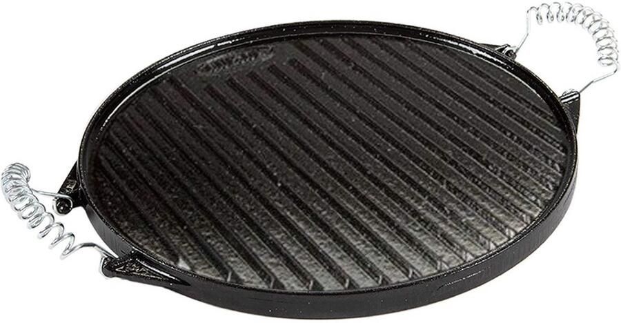 Ronde Platte Pan van Geëmailleerd Gietijzer 52 cm