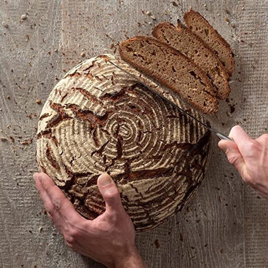 Ronde Rijsmand 27 cm Natuurlijke Rotan Rijsmand voor Luchtig Zelfgemaakt Brood