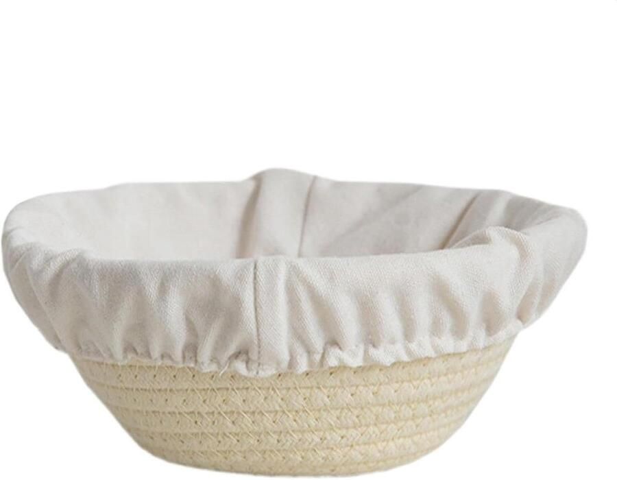 Ronde Rijsmand Broodmand Rotan Brood Bakken Optimale Luchtstroom 4D x 10B x 4H cm Niet gespecificeerd