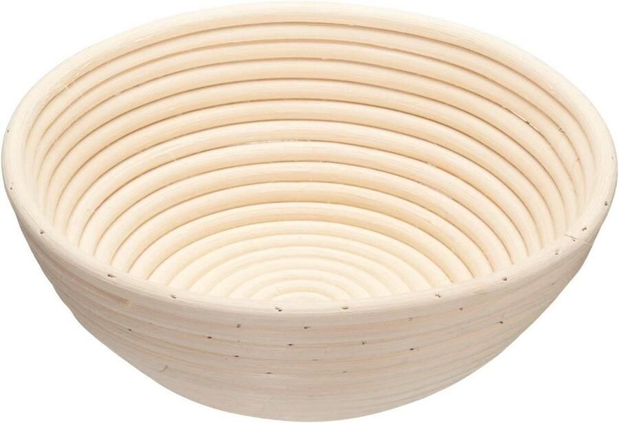 Ronde Rijsmand van Rotan 22 cm Ideaal voor Brood Bakken