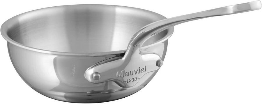 Ronde Roestvrijstalen Saute Pan 20 cm voor Alle Warmtebronnen