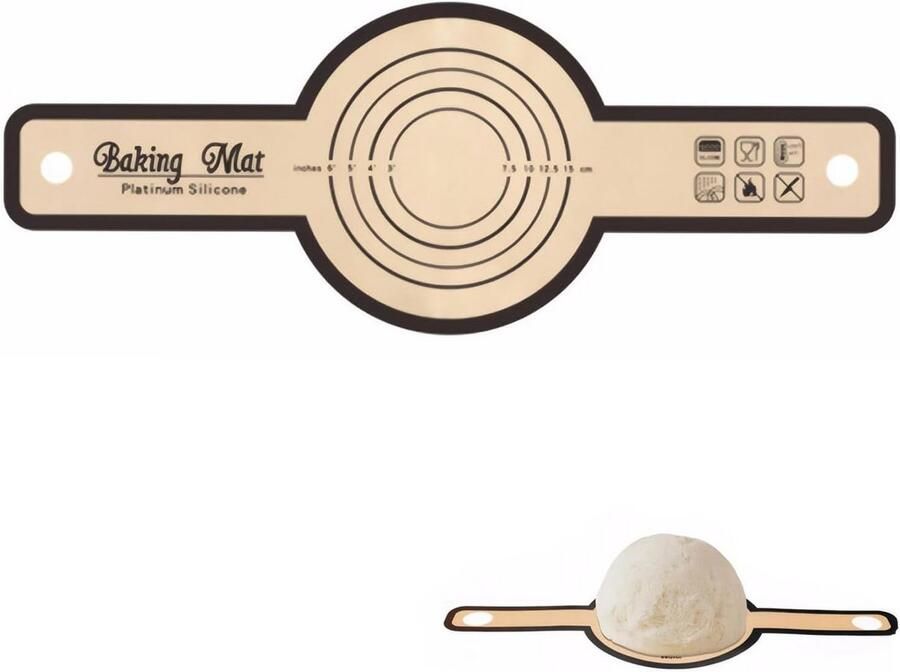 Ronde Siliconen Broodslinger voor Dutch Oven met Lange Handgreep