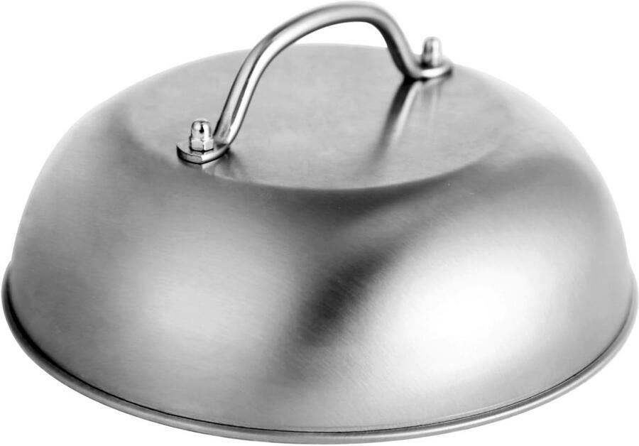 Ronde Smeltkoepel voor Grill en Bakplaat Roestvrij Staal 23 cm