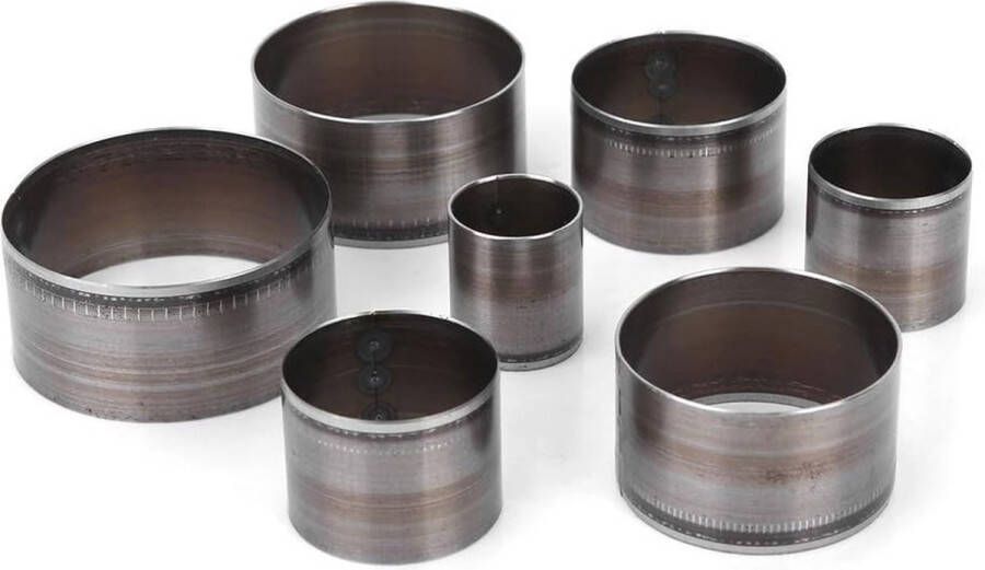 Ronde Snijderset voor Leer 7 Stuks Circulaire Die Snijders en Ponsen