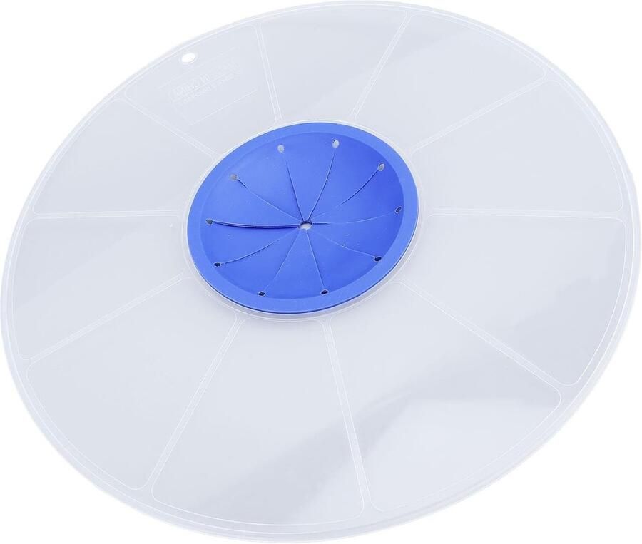 Ronde Spatdeksel voor Mixer van Silicoon 30 cm Transparant Bescherming tegen Eieren en Vloeistoffen tijdens het Mixen Ideaal voor Keukenaccessoires