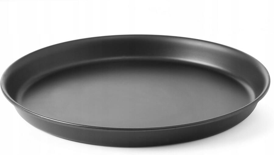 Ronde stalen pizzaplaat 50 cm diameter voor professioneel gebruik