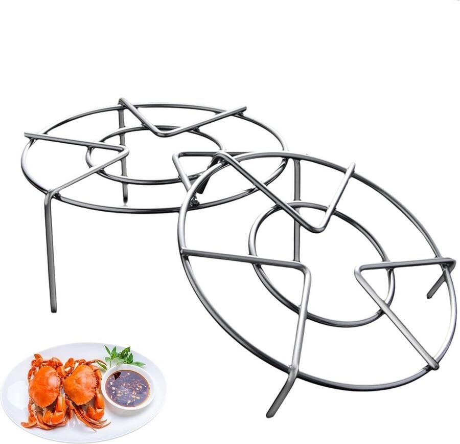 Ronde Stoommand RVS voor Airfryer Magnetron en Stoompan