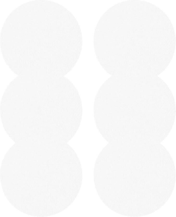 Ronde Stoommandjes Stoommatten Gezond Koken Antiaanbaklaag 6 Stuks 30cm Wit