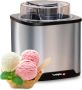 Luxe Ice Cream Maker Roomijs Frozen Yoghurt Sorbet etc 2L Zelfuitschakeling RVS Zilver Duurzame Ijsmachine - Thumbnail 2