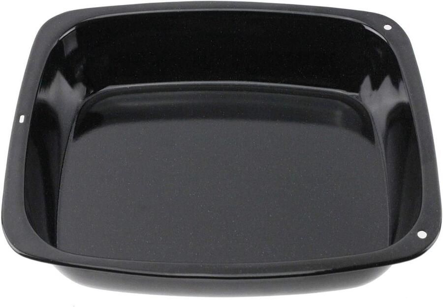 Rooster Pan Bakplaat Oven Grote Gerechten Non-stick Emaille 37x32x6 cm Zwart