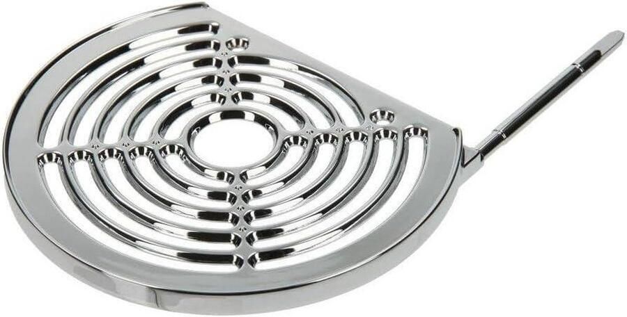 Rooster voor koffiezetapparaat Mokkenhouder Koffiezetapparaat onderhoud Afneembare tank compatibel Roestvrij staal Zilver - Foto 1
