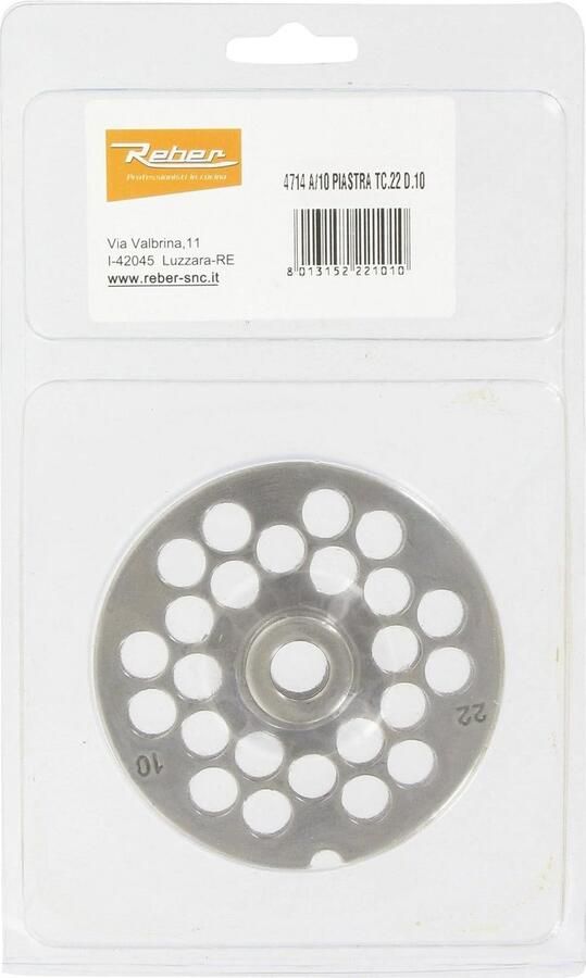 Rooster voor Vleesmolen Nr. 22 Dikte 10 mm