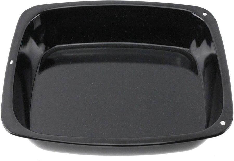 Roosteren Bakplaat Oven Pan Grote Maaltijden Bereiden Diepe Non-Stick Emaille 37x32x6 cm Zwart