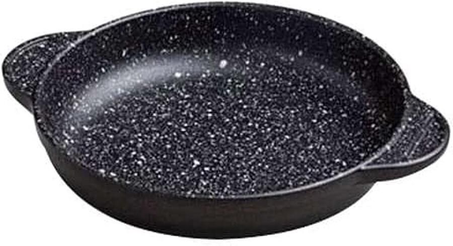 Roosterpan Grillpan Koekenpan Eieren Bakken Antiaanbaklaag 14 cm Zwart