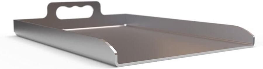 Roosterplaat RVS 30x40 cm Vervormingsvrije Plancha voor Gas en Houtskool BBQ