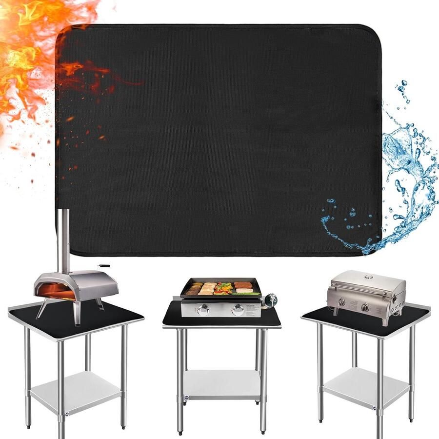 Roosterplaat voor Gasgrill 60 x 80 cm Zwarte Grillplaat