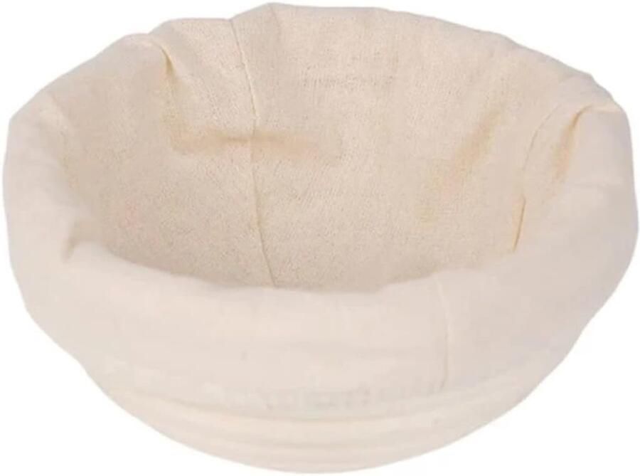 Rotan Broodmand Rieten Bakvorm Brood Bakken Handgeweven Structuur 16 x 6 cm Houtkleur
