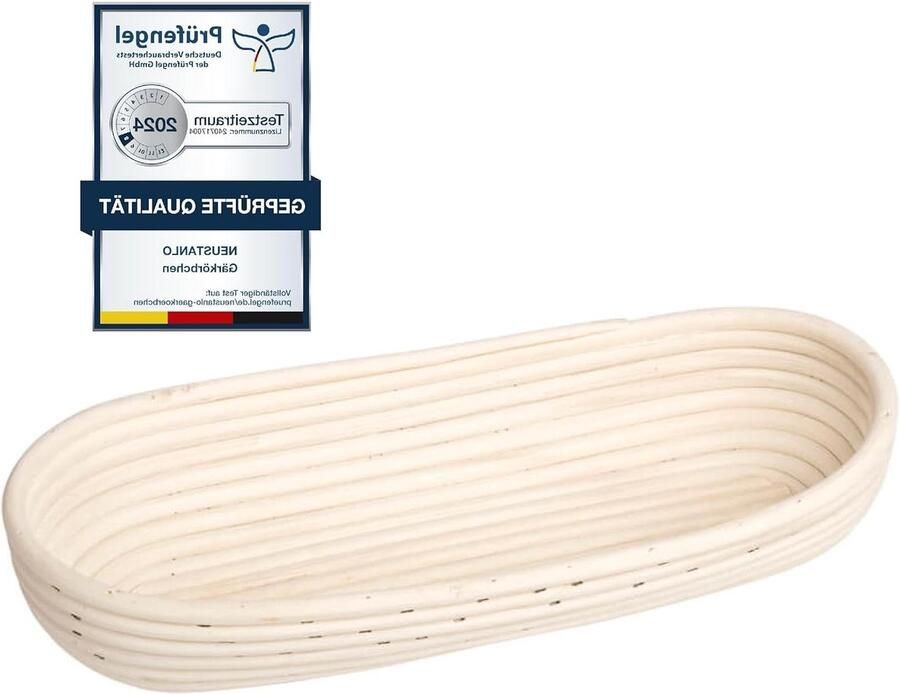 Rotan Broodmand Ronde Mand Brood Bakken Natuurlijk Materiaal 19 cm Diameter Niet gespecificeerd