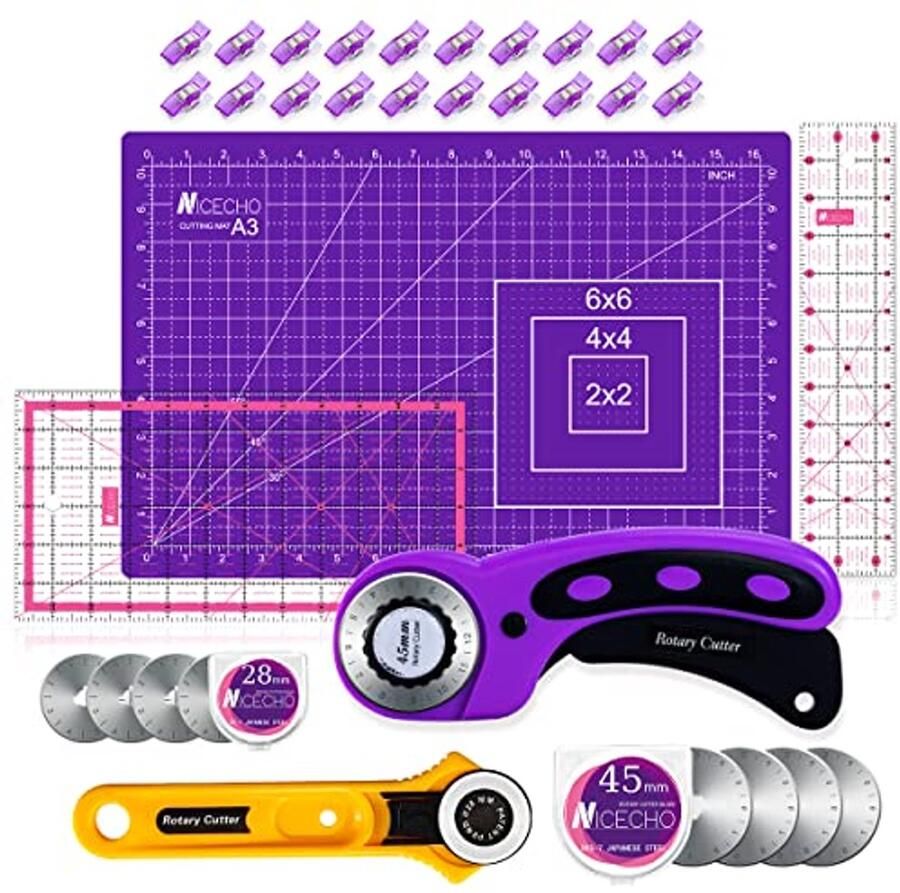 Rotary Cutter Set voor Quilting en Stoffen