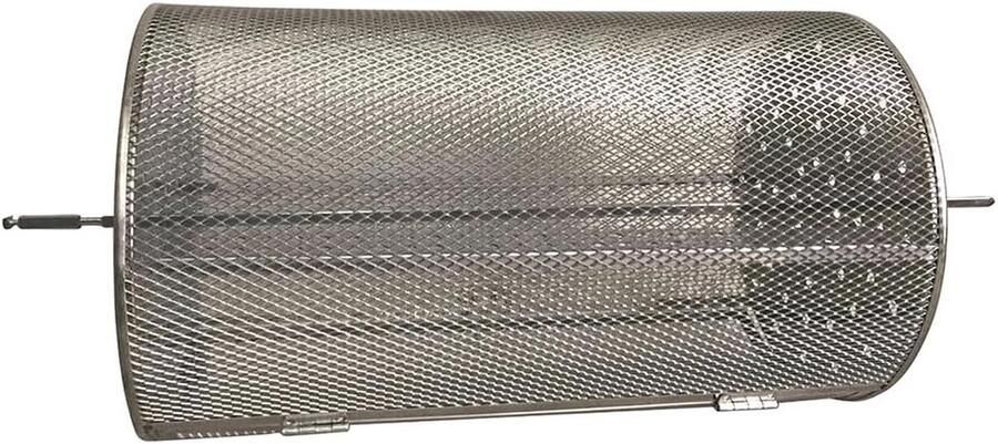 Roterende Cilinder Bakaccessoire Oven Gelijkmatig Koken Zorgt voor Knapperigheid 27.7 x 18.2 x 12.4 cm Zilver