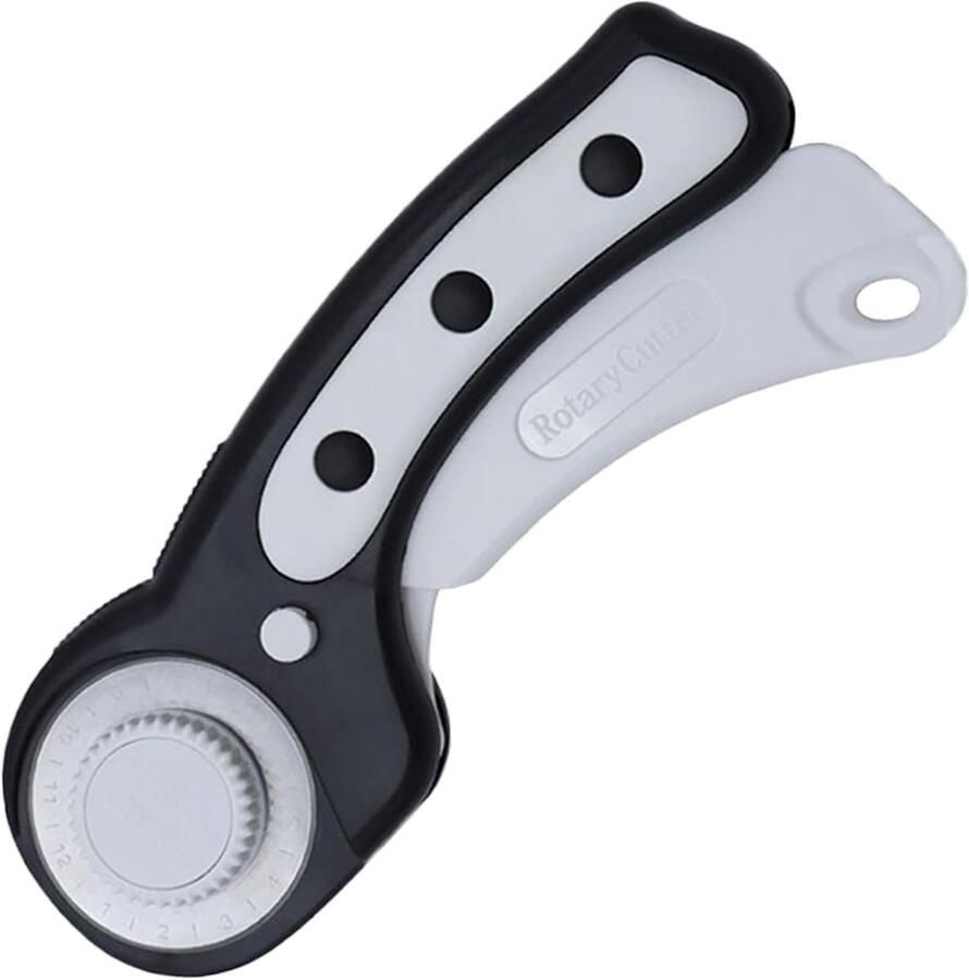 Roterende Snijder Handwerk Gereedschap Precisie Snijden Ergonomisch Handvat 16.4x6.6x2cm Zwart