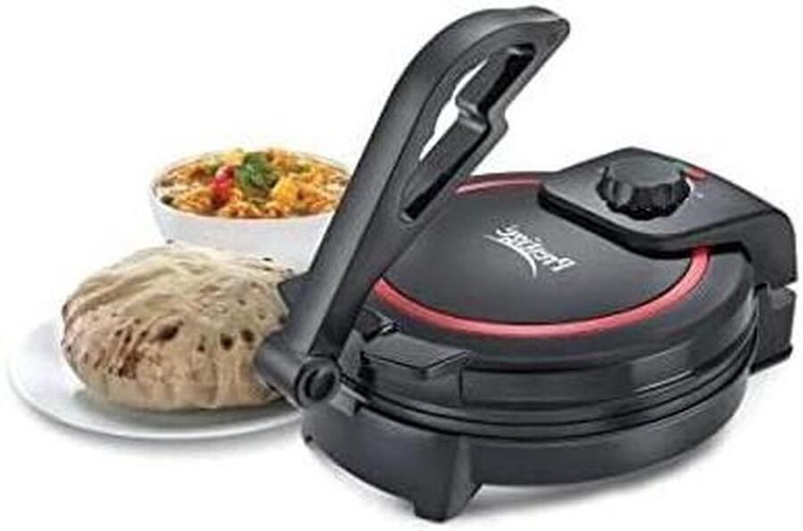 Roti Maker Chapati Maker Brood Bakken Roestvrij Staal 20 cm Zilver