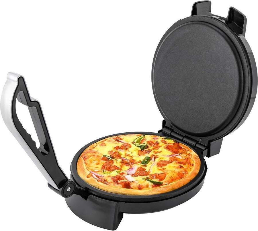 Roti Maker Pannenkoekenmaker Tortillamaker Snelle Maaltijden Maken Dubbelzijdige Verwarming 26 x 34 x 19.5 cm