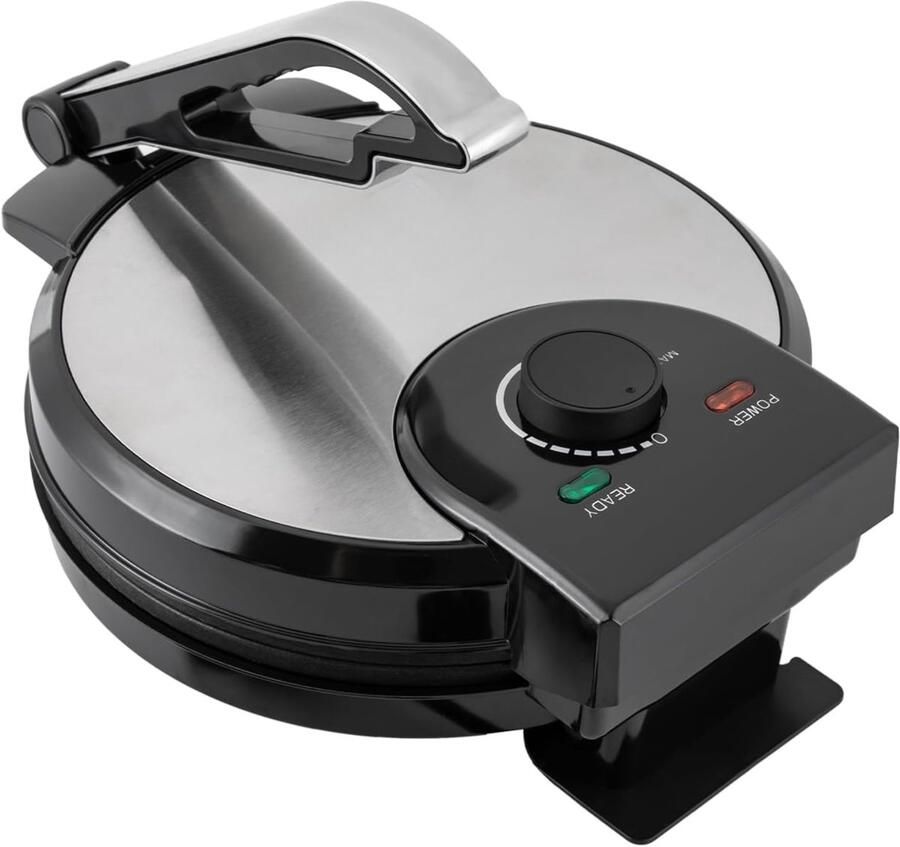 Roti Maker Roti Maker Elektrice Roti Pan 30cm 1000W Zwart