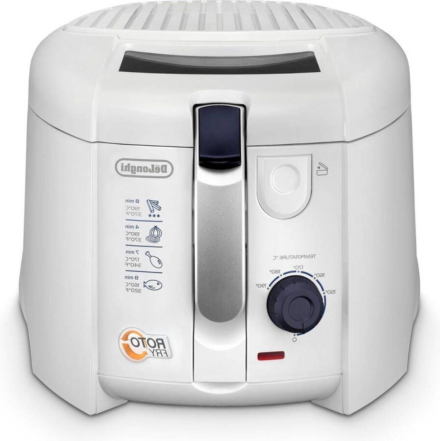 RotoFry Friteuse 1800 W 12 liter roestvrij staal wit Krachtige frituurpan voor thuisgebruik