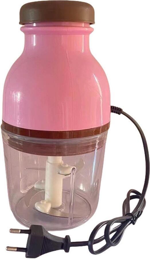 Roze handmatige vleeshakmachine voor thuisgebruik multifunctionele keukenhakker bruikbaar voor milkshakes babyvoeding vlees en groenten