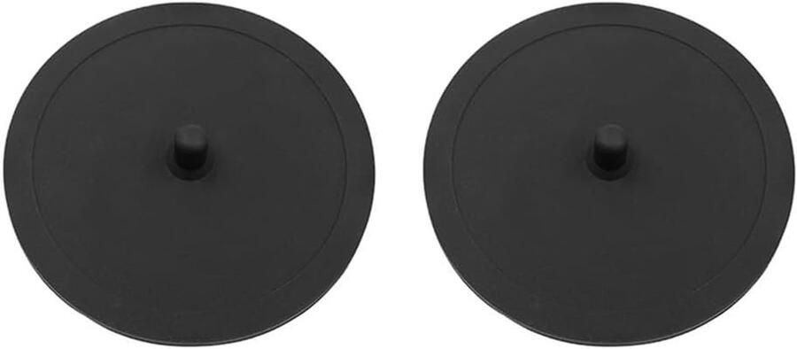 Rubber Backflush Schijf Reinigingsgereedschap Portafilter Espresso Reiniging Brede Compatibiliteit 50-58mm Zwart