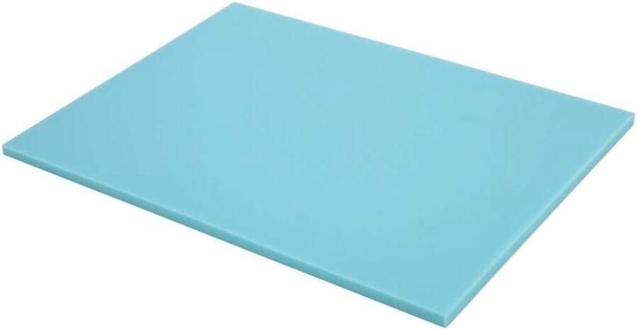 Rubber snijblok voor ambachten zacht en gemakkelijk te snijden 20x15x0.5cm blauw