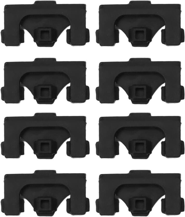 Rubberen Bumpers Siliconen Tips Bescherming Airfryer Voedselveilig Materiaal 8 Stuks