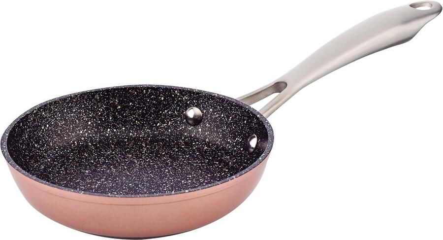 Ruime Braadpan 16 cm van Gesmeed Aluminium Geschikt voor Inductie