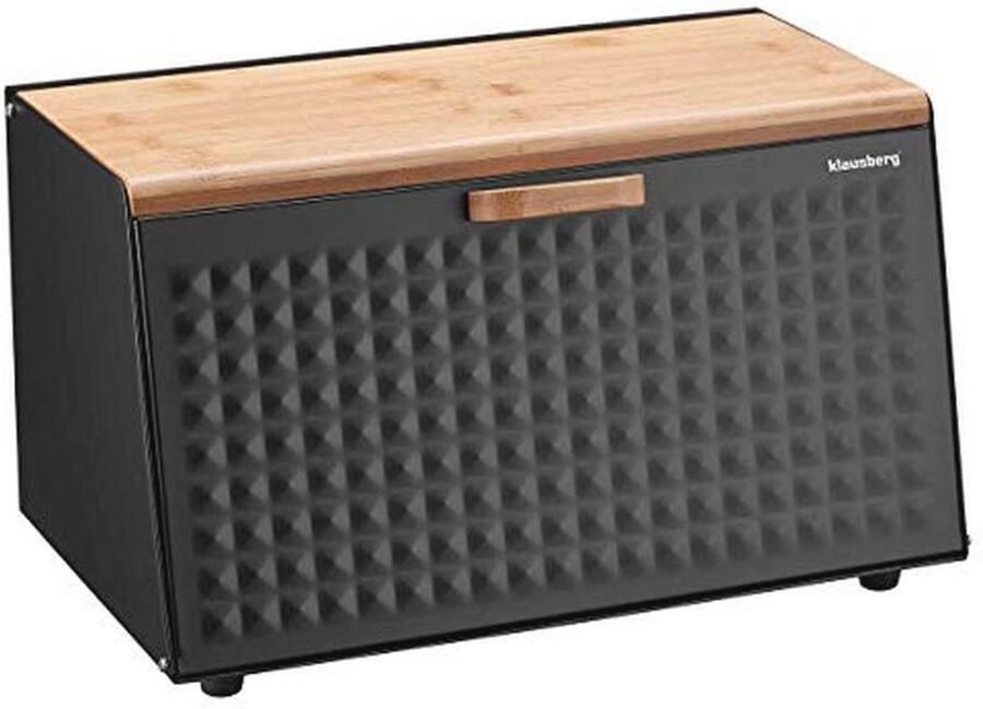 Ruime Broodtrommel van Bamboe en Roestvrij Staal Elegant en Praktisch