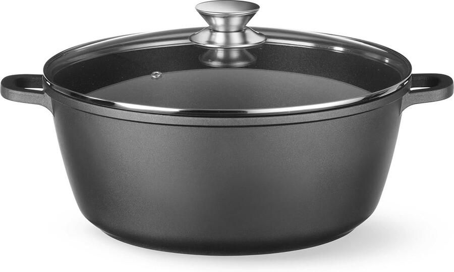 Ruime Koekenpan met Deksel (7.5L) PFAS-vrij & Geschikt voor Inductie