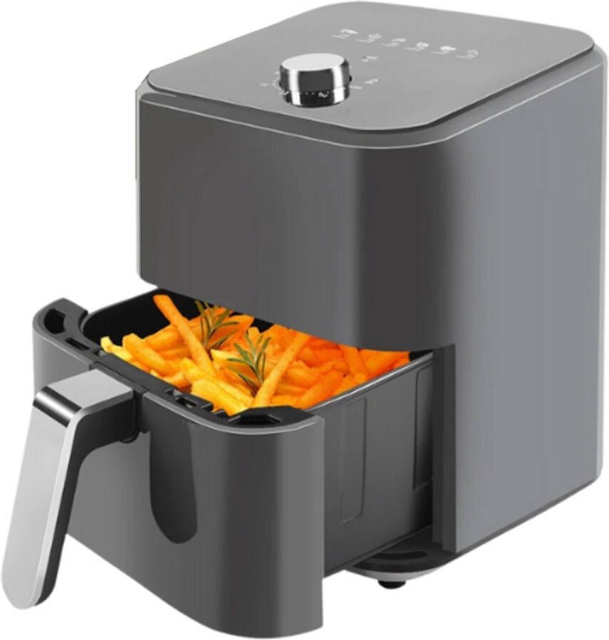 Rustive Airfryer Elektrische Luchtfriteuse 4L Capaciteit 1200W 220-240V 360 Graden Olievrij Convectie Oven
