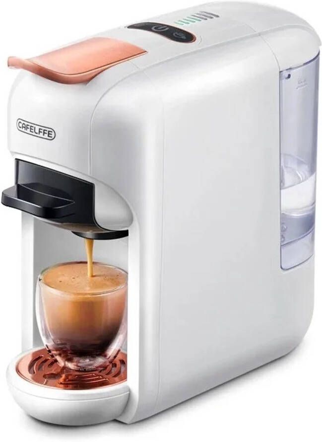 Rustive Koffiemachine met Molen Espressomachine 15 Bar Pompdruk halfautomatisch met Melkopschuimer Stoompijpje