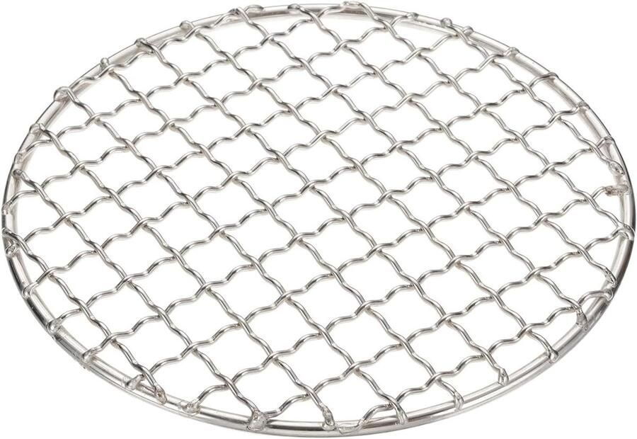RVS Bakrooster Grillrekje Koelrek Bakken en Grillen Hittebestendig Roestvrij Staal 15 cm Zilver