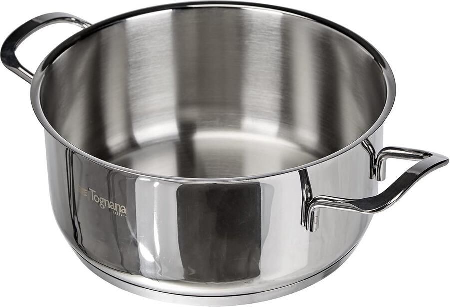 RVS Braadpan 20 cm met 2 Handvatten Geschikt voor Inductie en Vaatwasser