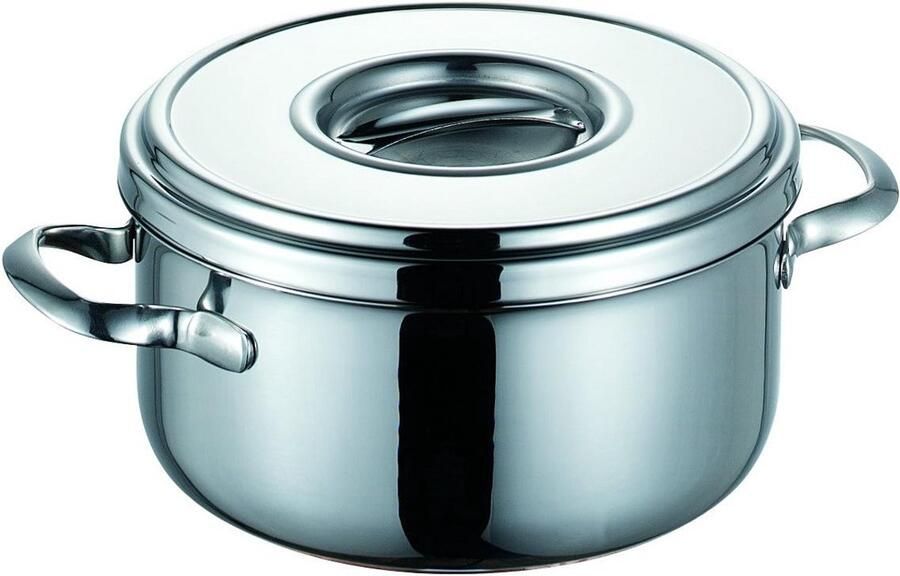 Rvs Braadpan met Koperen Bodem 18 cm 2 Ltr Geschikt voor Inductie