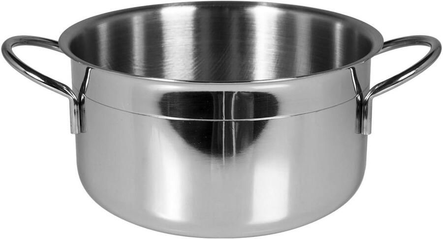RVS braadpan met twee handgrepen
