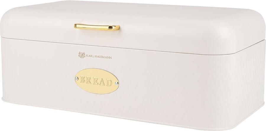 RVS Broodtrommel Wit met Ventilatie voor Langdurige Versheid