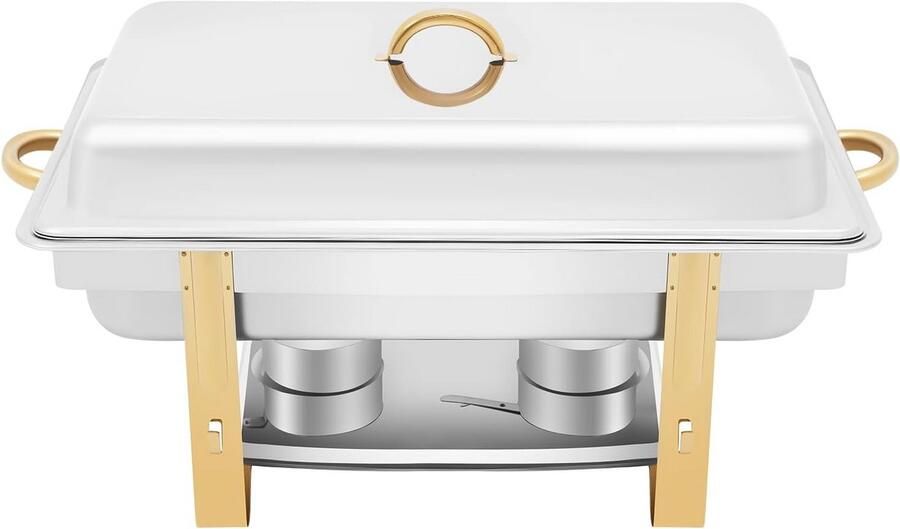 Rvs Buffet Warmer 9L Chafing Dish Voedselwarmer Catering Buffetten