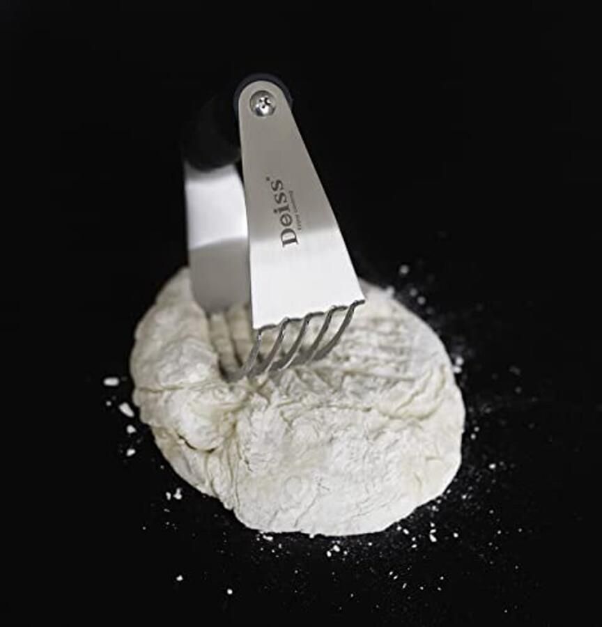 RVS Deegmixeer met Snijder en Antislip Handvat