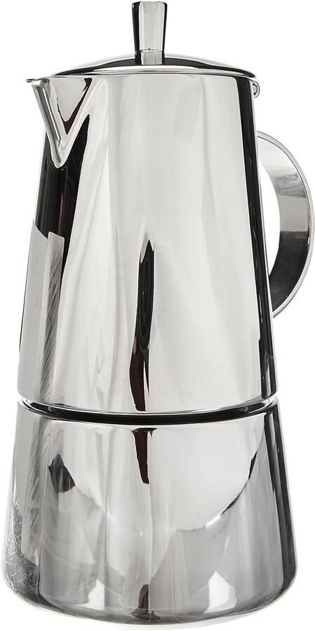 RVS Espressomaker voor Inductie Geschikt voor 4 Kopjes