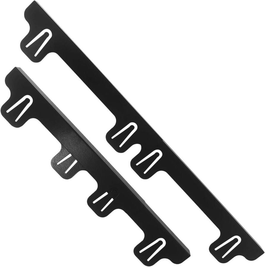 RVS Fornuis Beschermers Aanrechtblad Bescherming Keuken Schoonhouden Hittebestendig RVS 35 x 11 cm Zwart