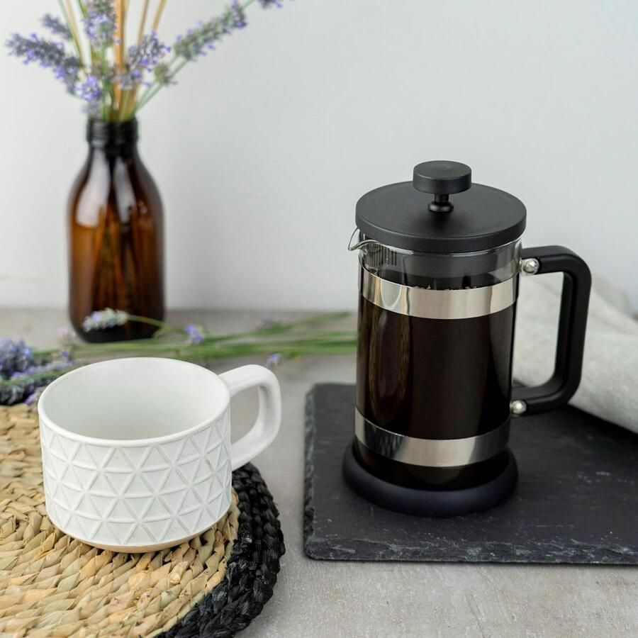 RVS French Press Koffiezetapparaat 1000ml Hoogwaardige Cafetière voor 8 Koppen