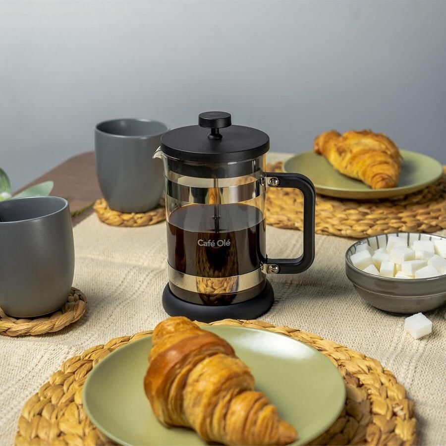 RVS French Press Koffiezetapparaat 1000ml Hoogwaardige Cafetière voor 8 Koppen